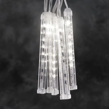 S�prava s efektom sne�enia,EXT,120 LED,12 trub�c 18,5cm, 6.6m, biele ::skladom min.15ks