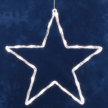Viano�n� dekor�cia Hviezda, 24LED, studen� biela ::skladom 15ks