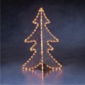 200 LED, Jedli�ka-3D silueta, �ierny k�bel, v:60cm ::skladom 4ks