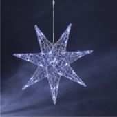 Hviezda ve�k�, 32 bielych LED, akryl�t, trafo ::skladom 1ks