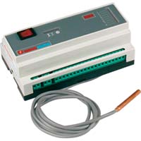 Pripojovac� modul s havarijn�m �idlom pre termoelektrick� hlavy, termostaty a �erpadlo