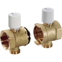 Koncov� moduly stavebnicov�ho rozde�ova�a so zabudovan�m termostatick�m ventilom