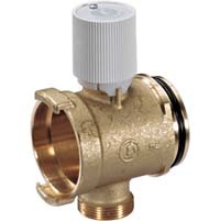 Stavebnicov� stredov� modul rozde�ova�a so zabudovan�m termostatick�m ventilom