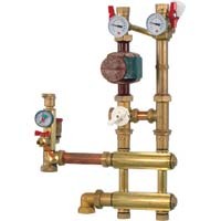 Kotlov� zostava s trojcestn�m zmie�avac�m ventilom 