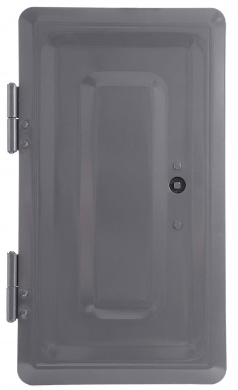 Komínové dvierka s kľúčom 360 x 200 mm, základná farba