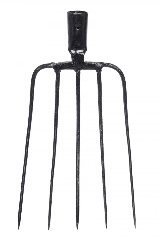 Vidly s 5 hrotmi, čierny lak, bez násady, MacHook