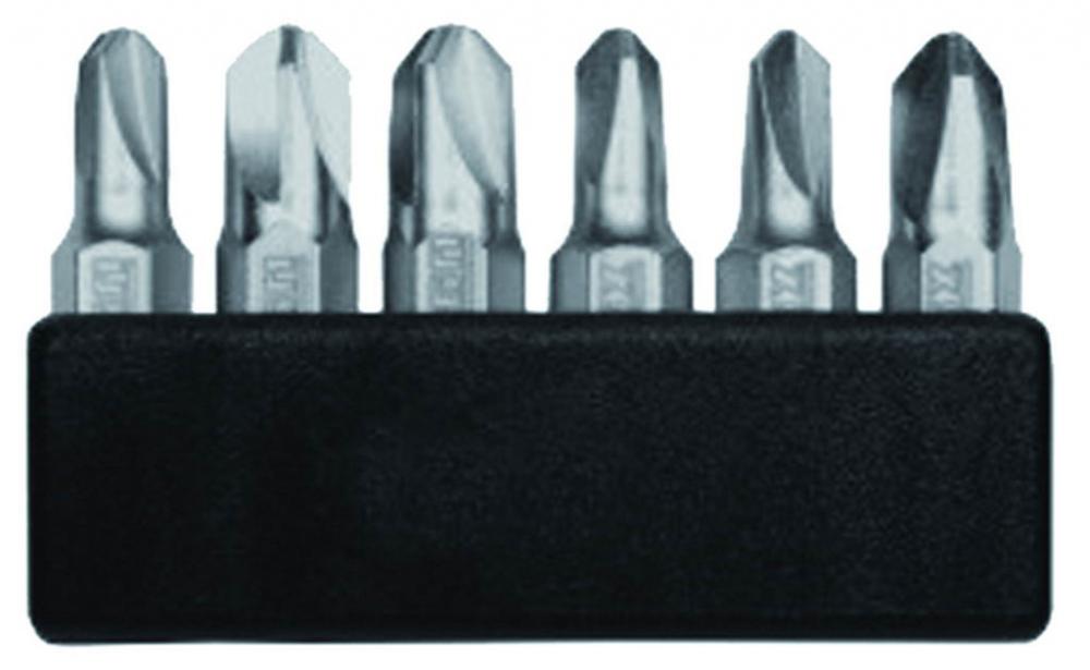 Sada bitov 6HR 1/4",  3 a 4 brité  v zásobníku, 6 ks,  NAREX