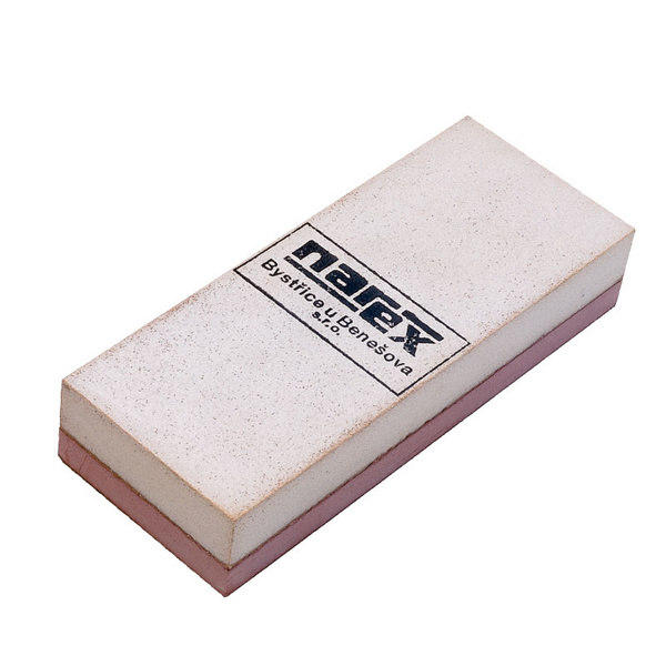 Brúsny kameň kombinovaný 130 x 50 x 25 mm,  umelý korund, NAREX