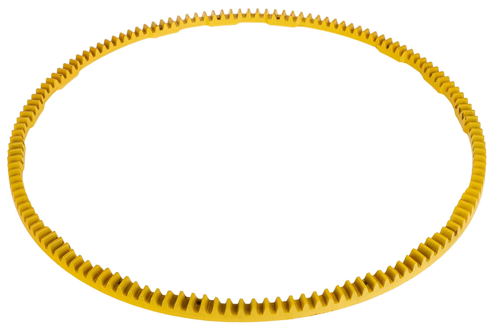 Liatinové ozubené koleso na obvode 160 a 200  litrového bubna miešačky na betón, GEKO