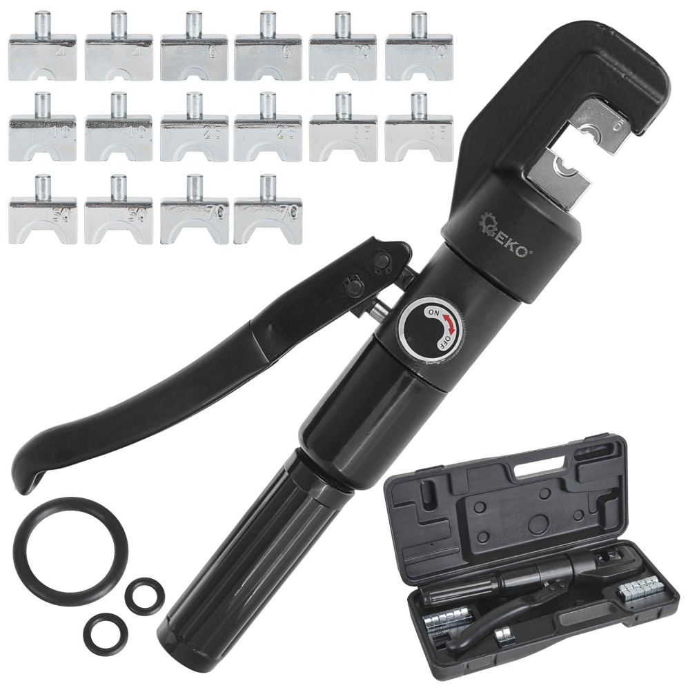 Kliešte krimpovacie-lisovacie hydraulické 4-70mm2, GEKO