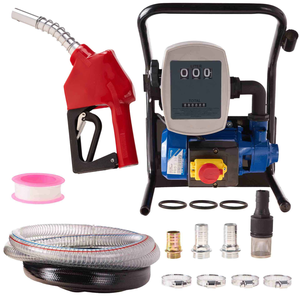 Čerpadlo na naftu s počítadlom, 600W, 230V, výtlak 15m, sacia výška 5m, GEKO