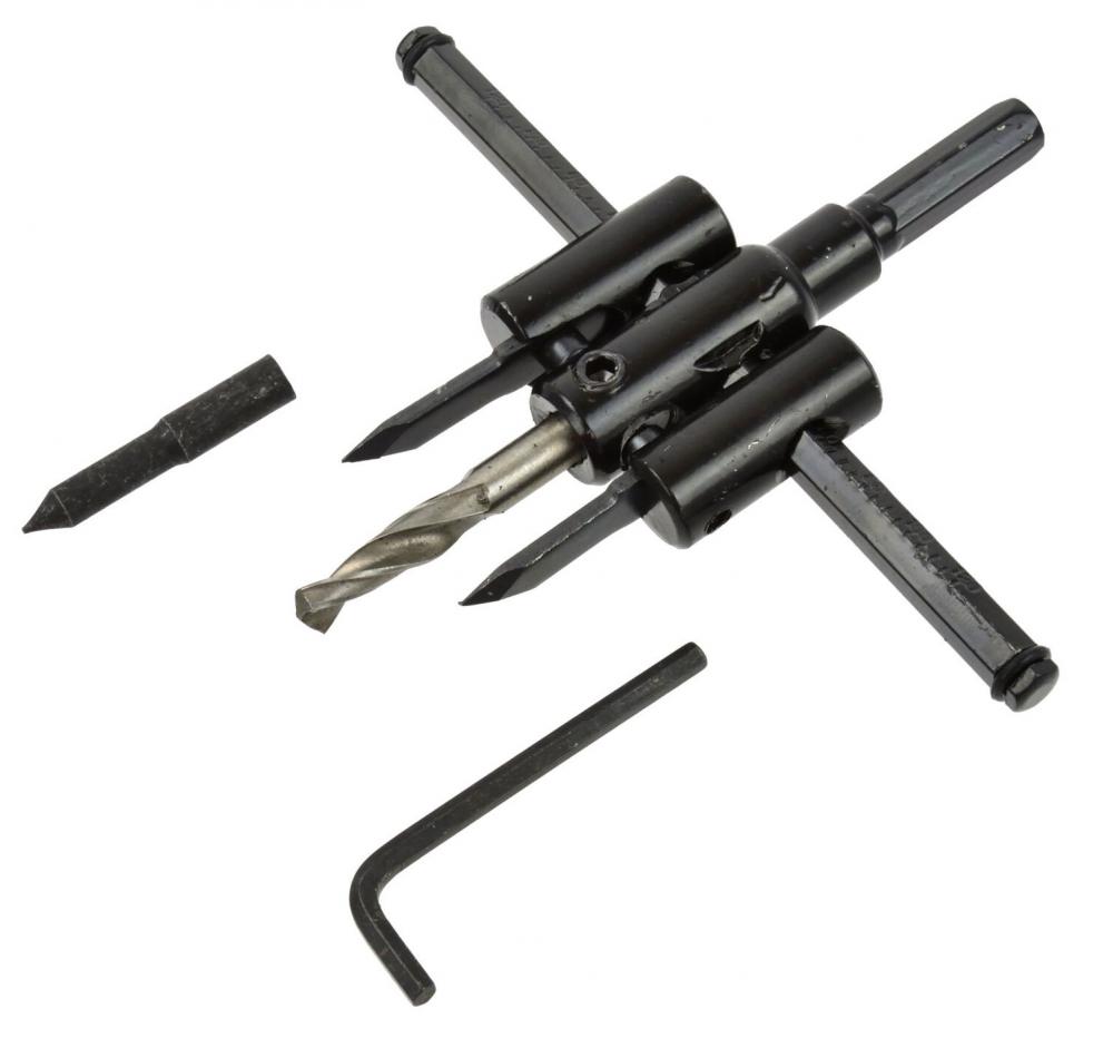 Vrták do dreva nastaviteľný vykružovaci 30-120 mm, GEKO