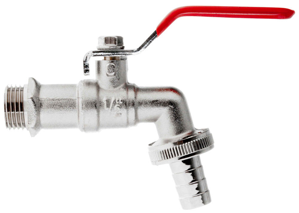 Guľový ventil 1/2", závit 3/4" s  koncovkou na 1/2 " hadicu, GEKO