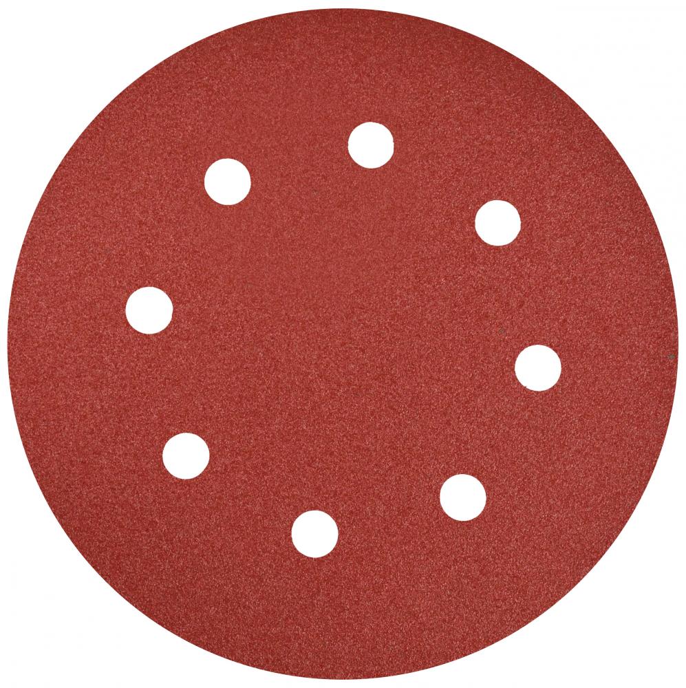 Brúsny papier 190 mm s otvormi, zrno 80 suchý zips, GEKO