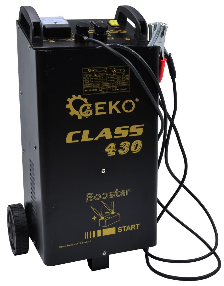 Nabíjačka so štartérom CLASS 430, 12/24 V, štart. prúd 300/400A, kapacita 15-750Ah, GEKO