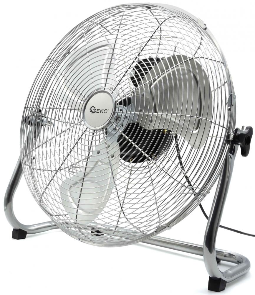 Nerezový podlahový ventilátor 50 cm, GEKO