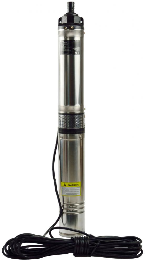 Čerpadlo na vodu ponorné 230V/50Hz, 90l/min, výtlak 62 m, 1100W, priemer 9,5 cm, GEKO