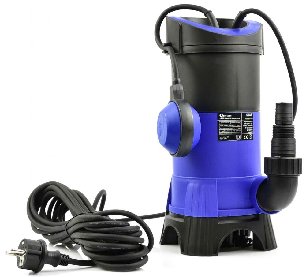 Čerpadlo kalové s plavákom 230 V/50 Hz, 15.000 l/h, 1100 W, hrdlo 1", GEKO