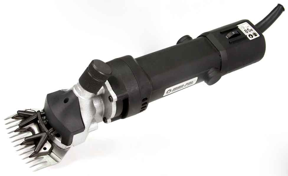 Strojček na strihanie oviec s reguláciou, 650 W, šírka strihania 76 mm, MAR-POL