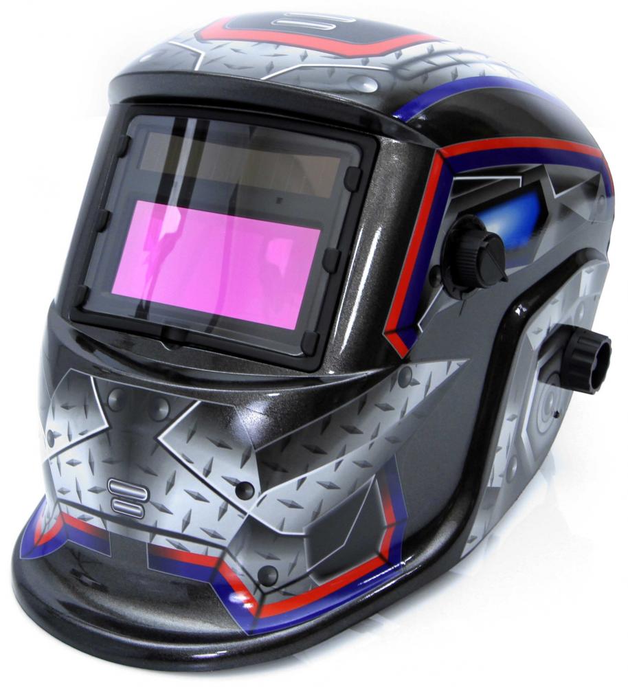 Kukla zváračska samostmievacia s nálepkou TECHNO, zorník 95 x 43 mm, MAR-POL