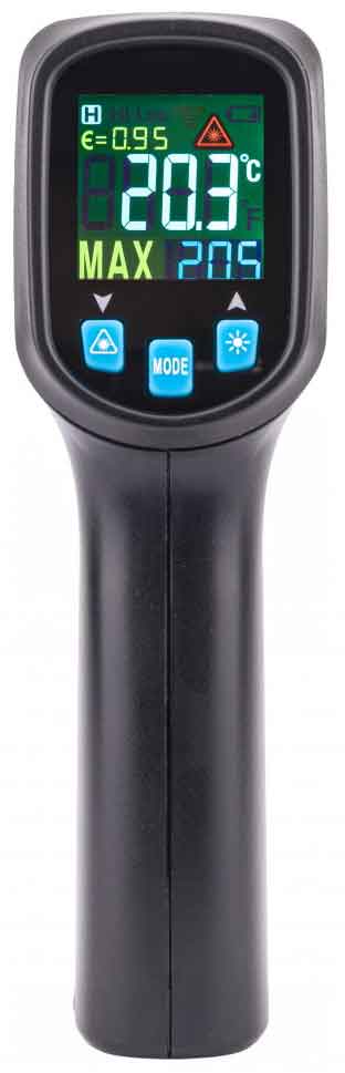 Laserový bezdotykový teplomer, -50°C +600°C,  POWERMAT