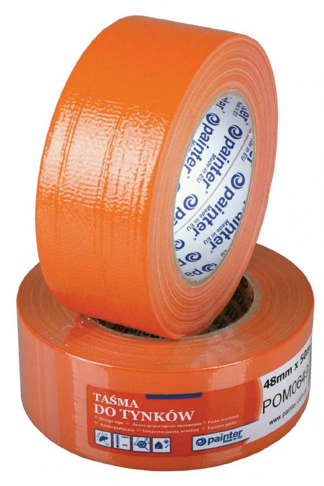 Páska maliarska oranžová  48mm x 20 m, fasádna