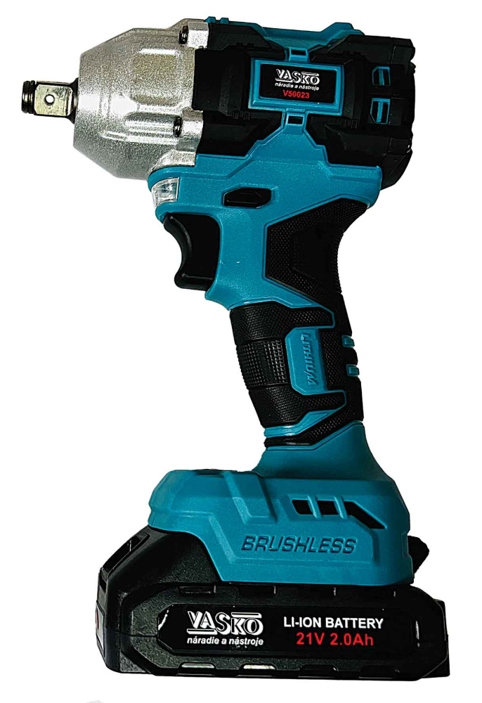 Akumulátorový rázový uťahovák 1/2" + 1/4", 2x 2Ah batéria, 350 Nm, VASKO