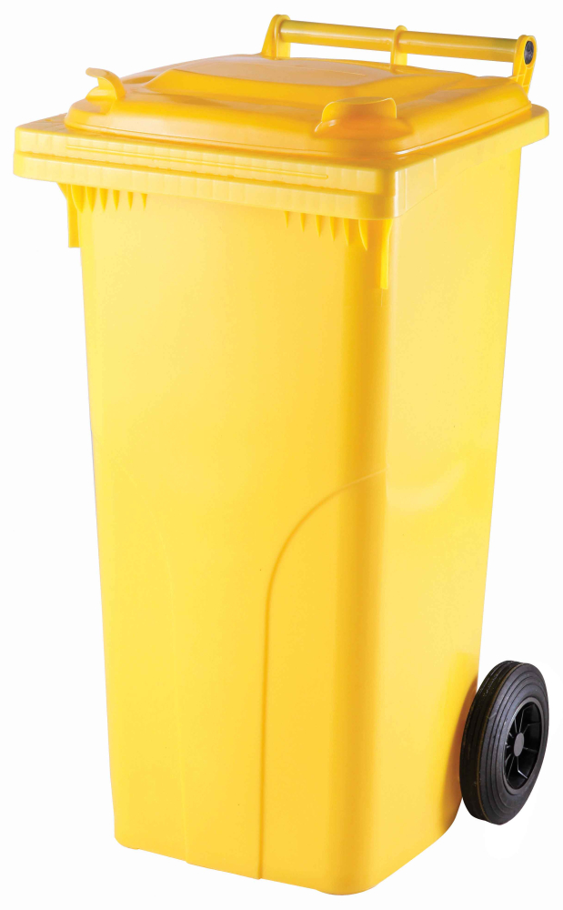 KUKA - nádoba na odpad 120 l, plastová žltá