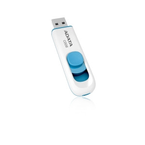 32GB USB ADATA C008 bielo / modrá (potlač) AC008-32G-RWE