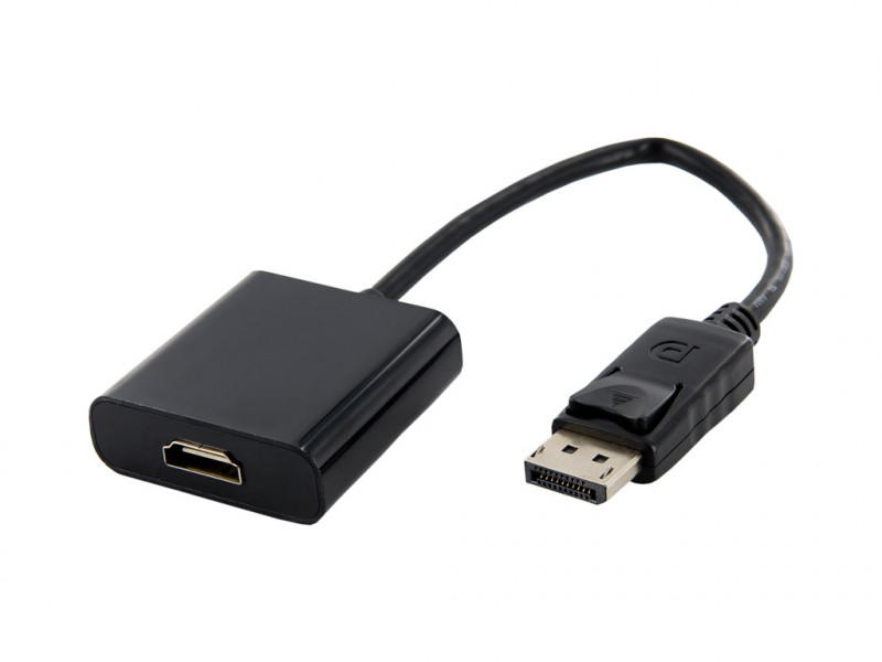 4World Adaptér DisplayPort M - HDMI F kábel Black 08722