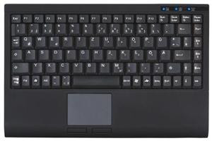 Miniklávesnica Keysonic ACK-540 U +, USB, black .600217833