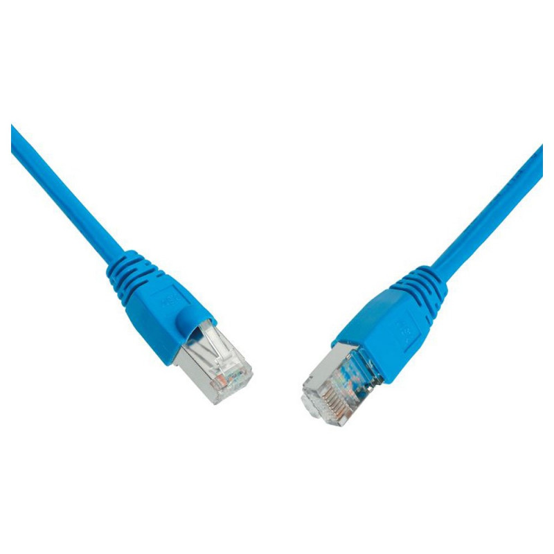 SOLARIX patch kabel CAT5E SFTP PVC 15m modrý C5E-315BU-15MB