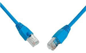 SOLARIX patch kabel CAT5E SFTP PVC 2m modrý C5E-315BU-2MB