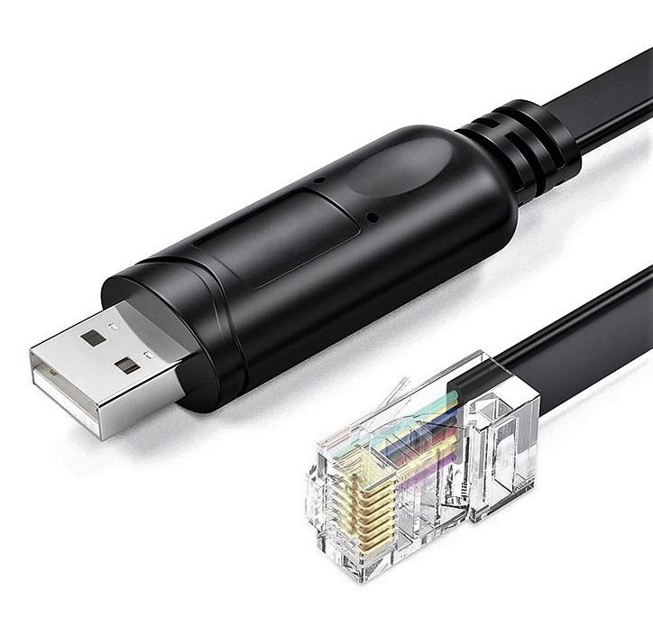 W-Star Redukcia USB/RJ45, 1,5m, console cable RS232, CCRJ45RS232 CCRJ45RS232